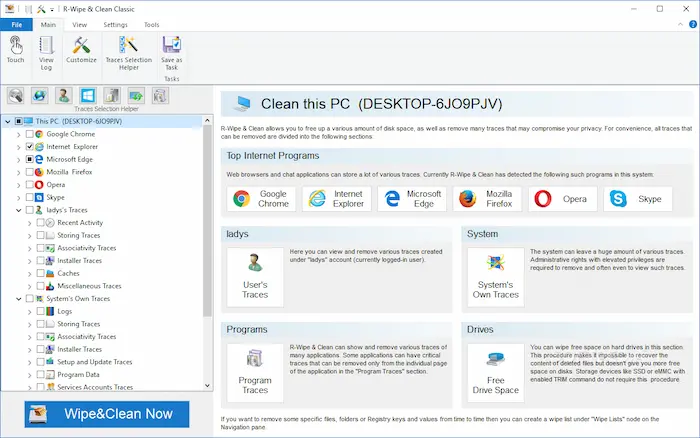 R-Wipe & Clean 20.0 Build 2532 + Portable [Latest] Free Download