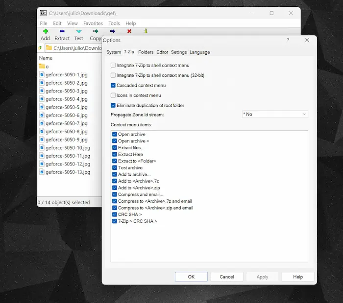 7-Zip download for Windows 11