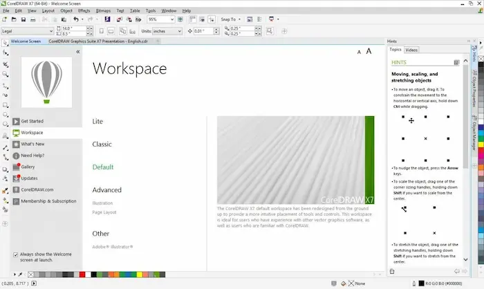 CorelDRAW Graphics Suite X7 Free Download
