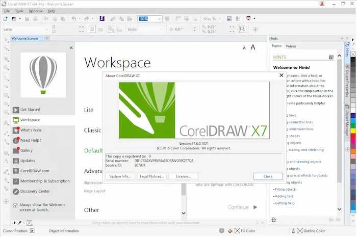 CorelDRAW Graphics Suite X7 Free Download