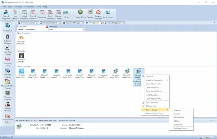 Revo uninstaller pro final complete software removal windows 7