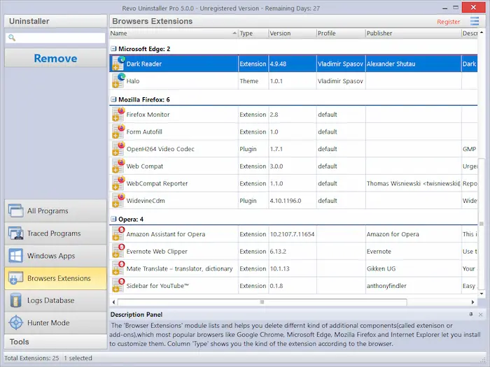 Revo uninstaller pro final complete software removal free download