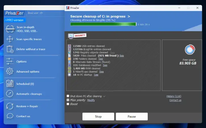 PrivaZer Pro free for pc latest