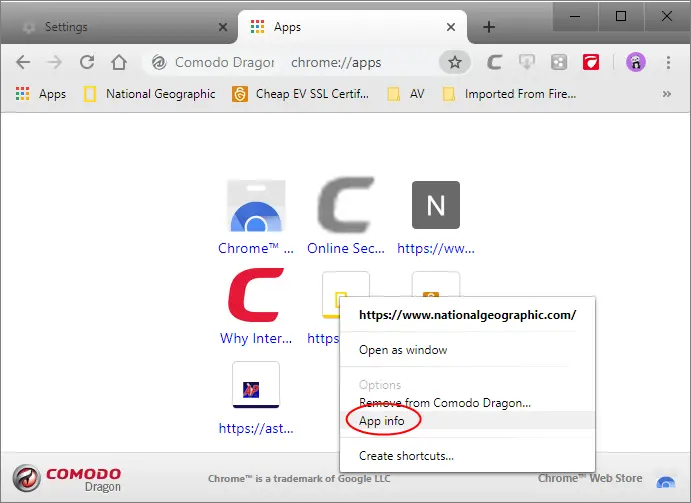 Comodo Dragon Browser free download for pc